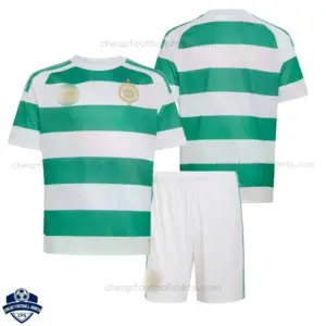 Celtic Home Kids Cheap Football Kit 2026/27 - overview