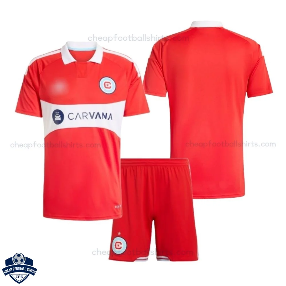 Chicago Fire Home Kids Cheap Football Kit 2026/27 - overview