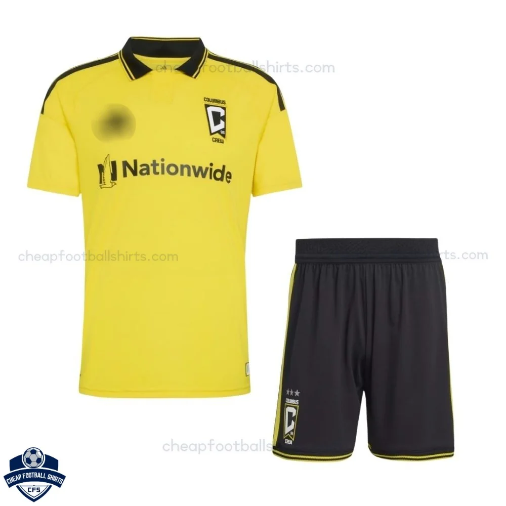 Columbus Crew Home Kids Cheap Football Kit 2026/27 - Front View