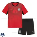 Egypt World Cup 2026 Home Kids Cheap Football Kit - front view