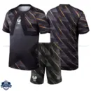 France World Cup 2026 Black Goalkeeper Kids Cheap Football Kit - overview