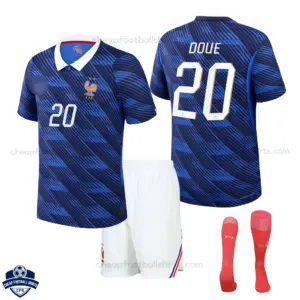 France World Cup 2026 Home Kids Cheap Football Kit - DOUE 20 - overview