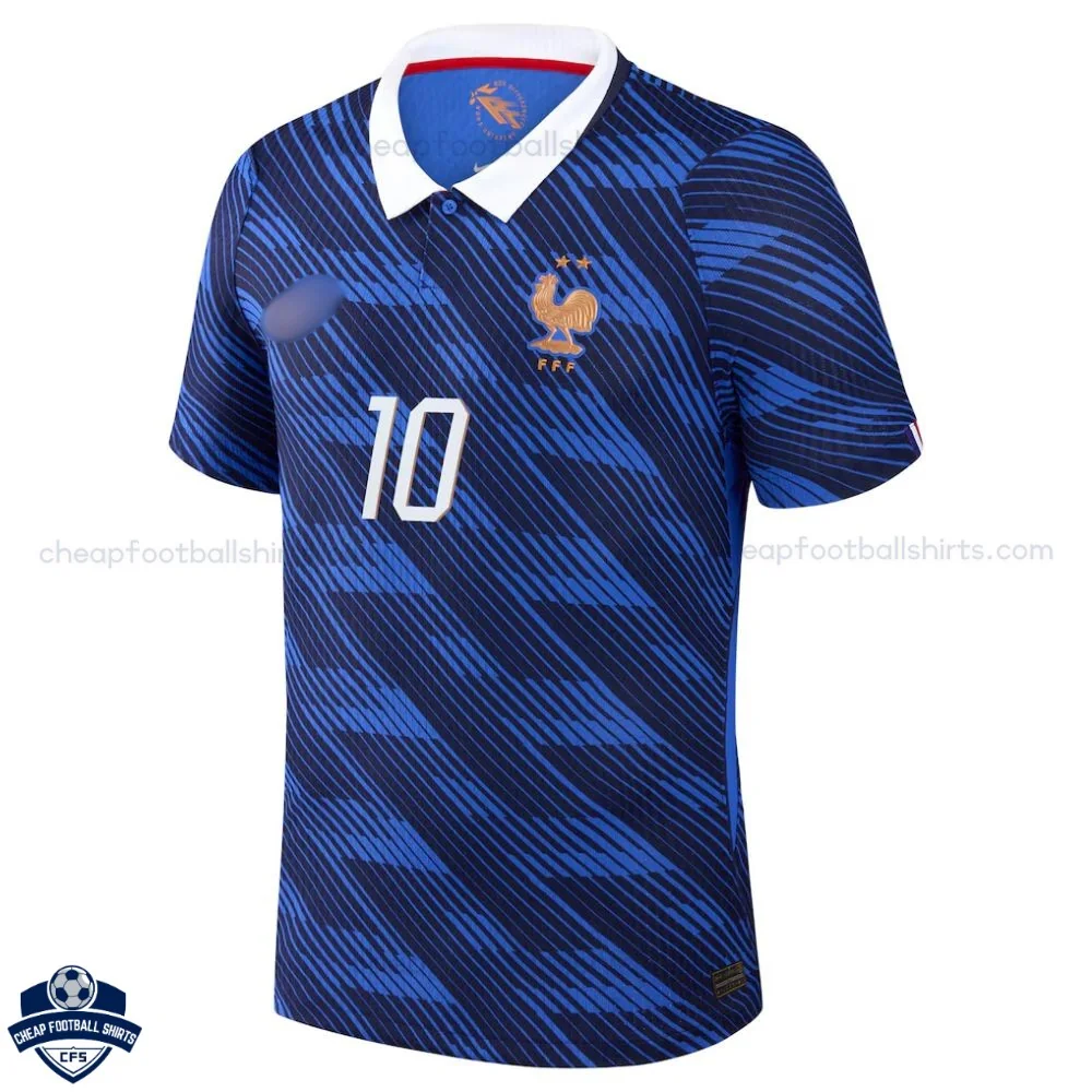 France World Cup 2026 Home Men Cheap Football Shirt - MBAPPÉ 10 - front view