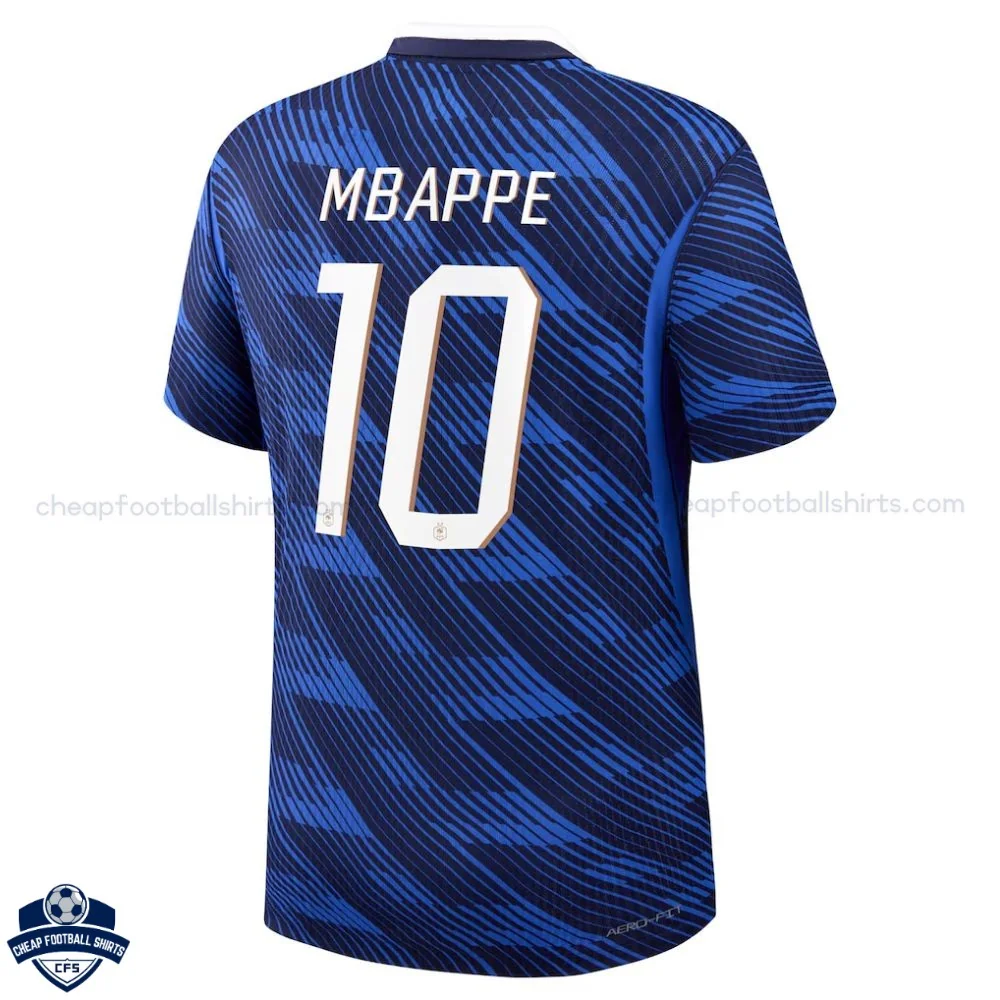 France World Cup 2026 Home Men Cheap Football Shirt - MBAPPÉ 10 - back view