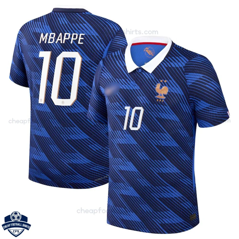France World Cup 2026 Home Men Cheap Football Shirt - MBAPPÉ 10 - overview