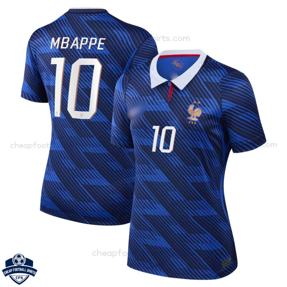 France World Cup 2026 Home Women Cheap Football Shirt - MBAPPÉ 10 - overview