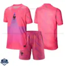France World Cup 2026 Pink Goalkeeper Kids Cheap Football Kit - overview
