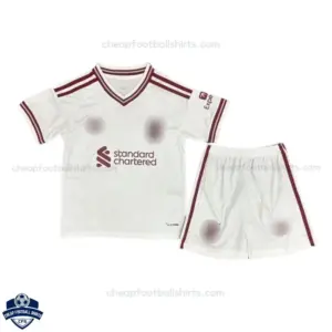 Liverpool Away Kids Cheap Football Kit 2026/27 - front view