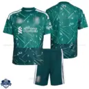 Liverpool Green Goalkeeper Kids Cheap Football Kit 2026/27 - overview