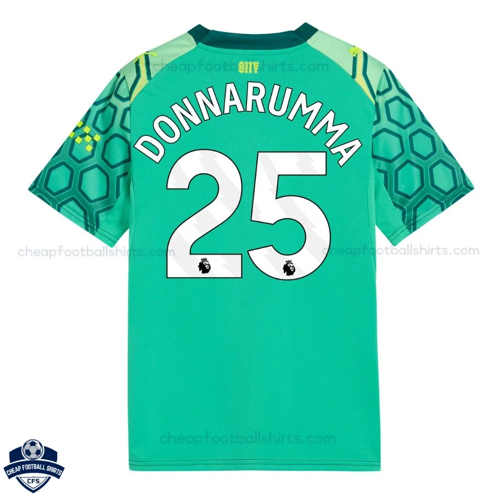 Manchester City Green Goalkeeper Men Cheap Football Shirt 2026/27 - DONNARUMMA 25 - back view