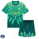 Manchester City Green Goalkeeper Kids Cheap Football Kit 2026/27 - front view