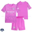 Manchester City Pink Goalkeeper Kids Cheap Football Kit 2026/27 - overview