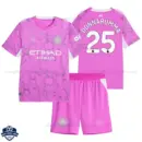 Manchester City Pink Goalkeeper Kids Cheap Football Kit 2026/27 - DONNARUMMA 25 - overview