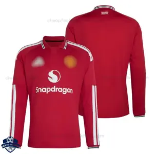 Manchester United Home Men Cheap Football Shirt 2026/27 Long Sleeve - overview