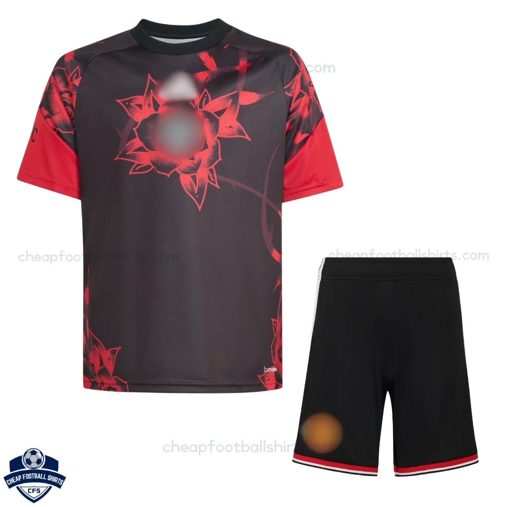 Manchester United Pre Match Kids Cheap Football Kit 2026/27 - front view