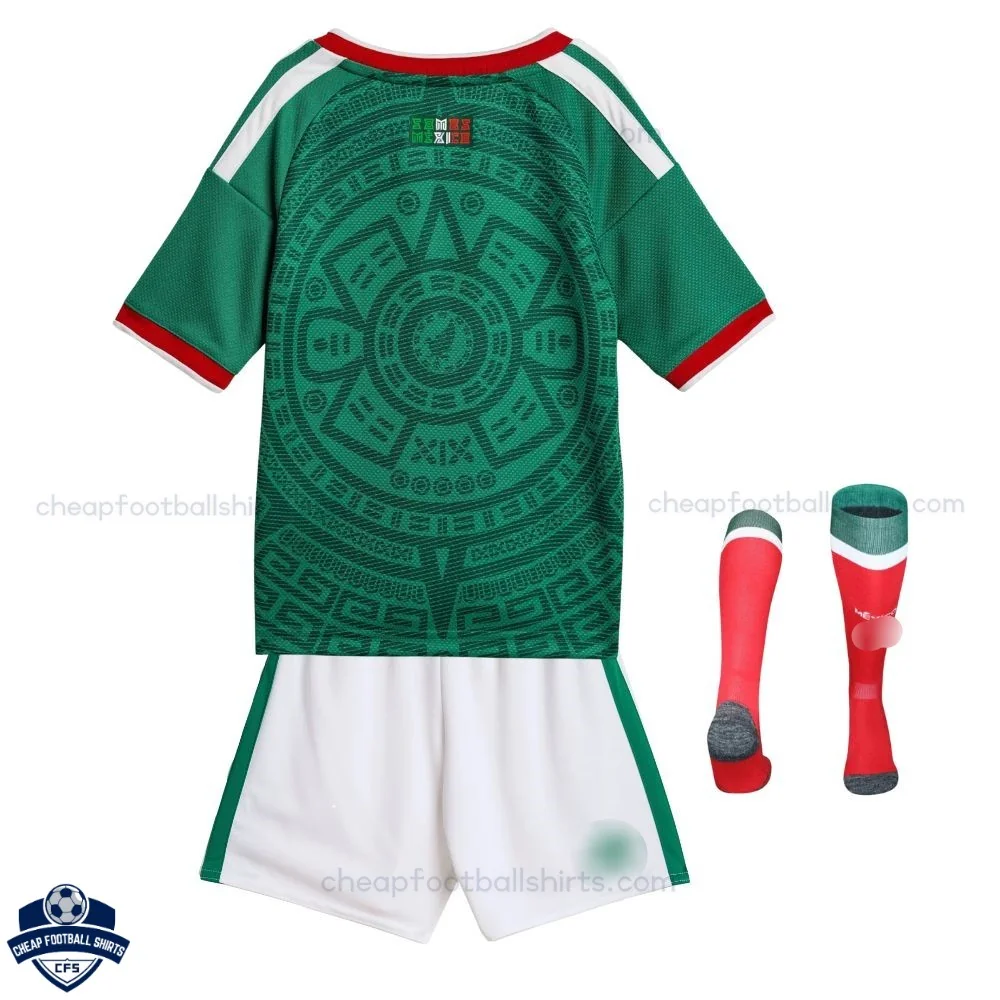Mexico World Cup 2026 Home Adult Cheap Football Kit - back view