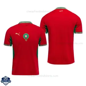 Morocco World Cup 2026 Home Men Cheap Football Shirt - overview