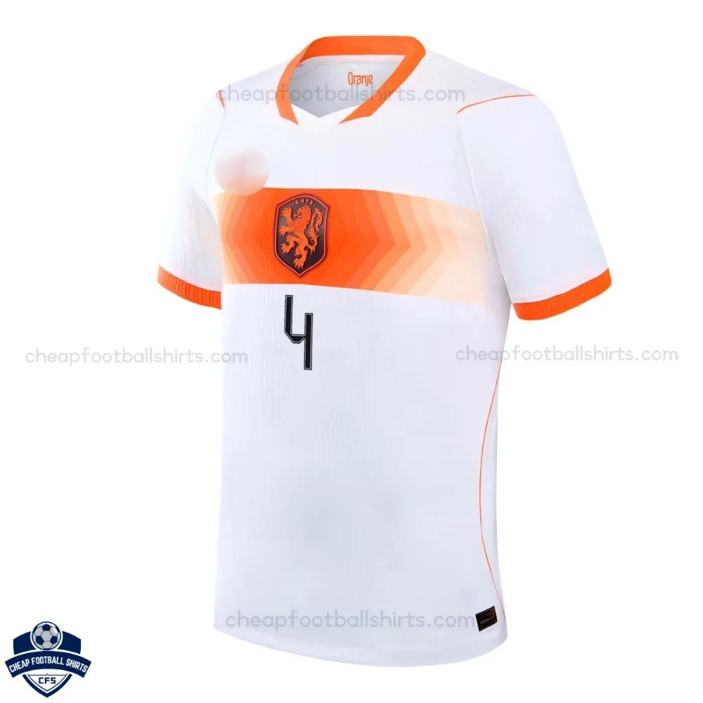 Netherlands World Cup 2026 Away Men Cheap Football Shirt - VIRGIL 4 - Front view