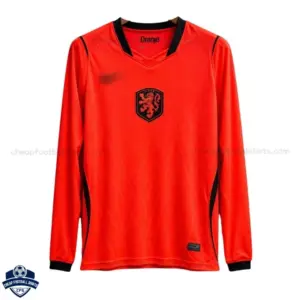 Netherlands World Cup 2026 Home Men Cheap Football Shirt Long Sleeve