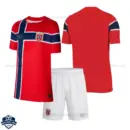 Norway World Cup 2026 Home Kids Cheap Football Kit - overview