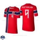 Norway World Cup 2026 Home Men Cheap Football Shirt - BRAUT HAALAND 9 - overview