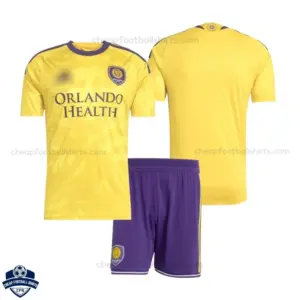 Orlando City SC Away Kids Cheap Football Kit 2026/27 - overview