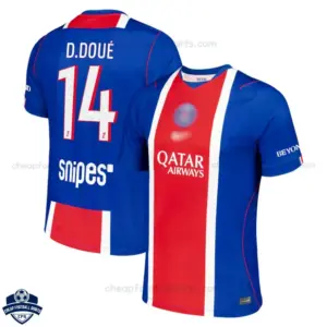 PSG Home Men Cheap Football Shirt 2026/27 - D.DOUÉ 14 - overview
