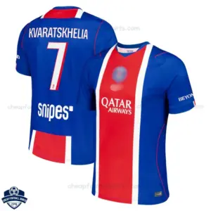 PSG Home Men Cheap Football Shirt 2026/27 - KVARATSKHELIA 7 - overview