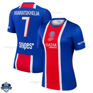 PSG Home Women Cheap Football Shirt 2026/27 - KVARATSKHELIA 7 - overview