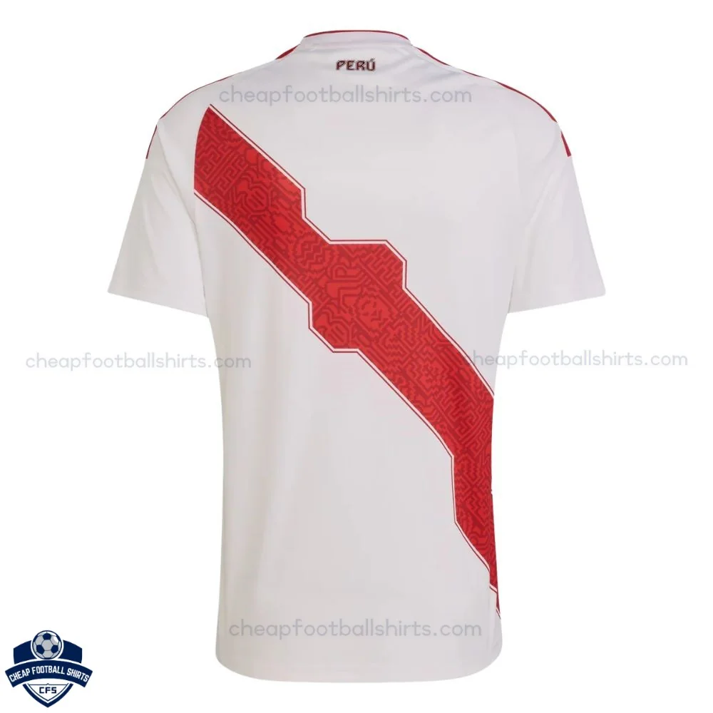 Peru Home Men Cheap Football Shirt 2026 - back view