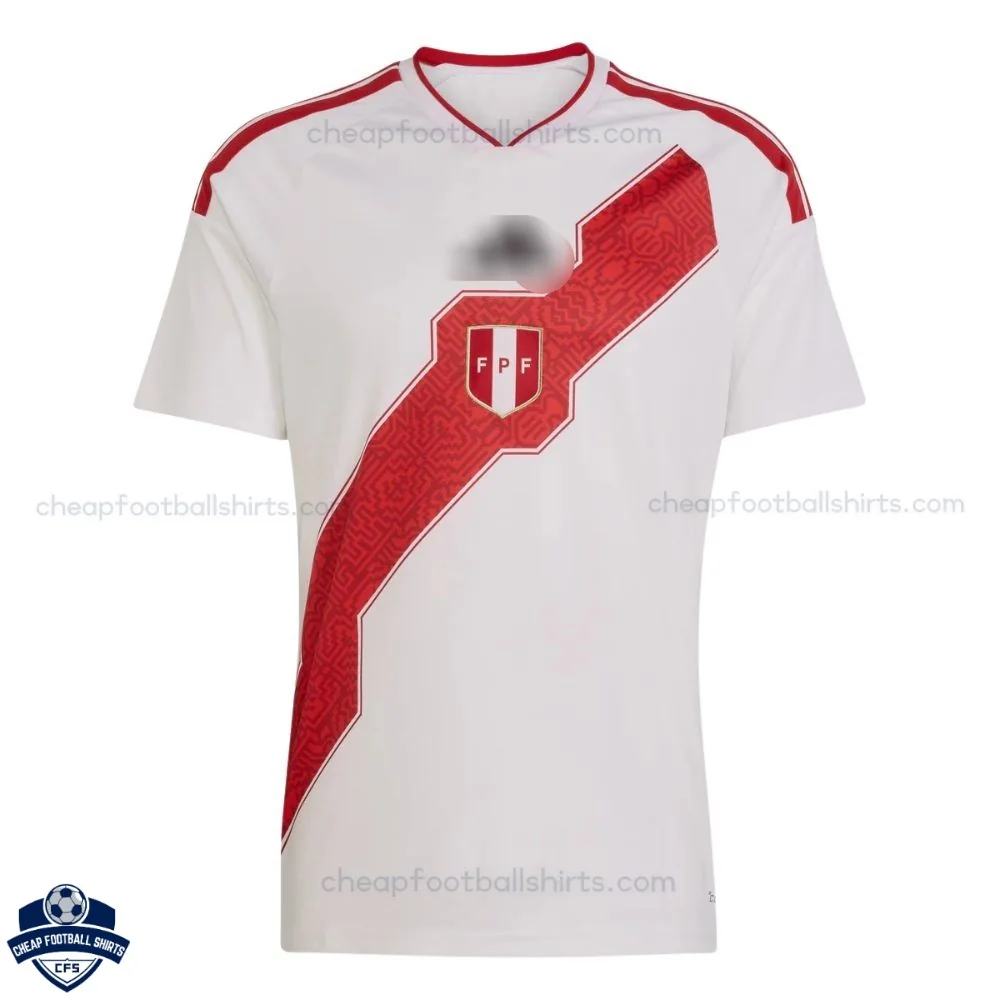 Peru Home Men Cheap Football Shirt 2026 - front view