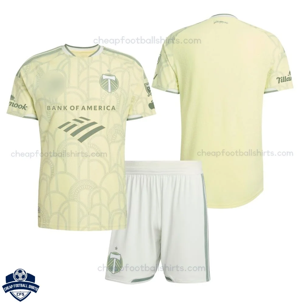 Porland Timbers Away Kids Cheap Football Kit 2026/27 - overview