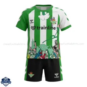Real Betis Special Edition Kids Cheap Football Kit 2026/27 - front view
