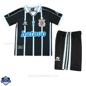 Retro Corinthians Away Kids Cheap Football Kit 1999/00 - front view