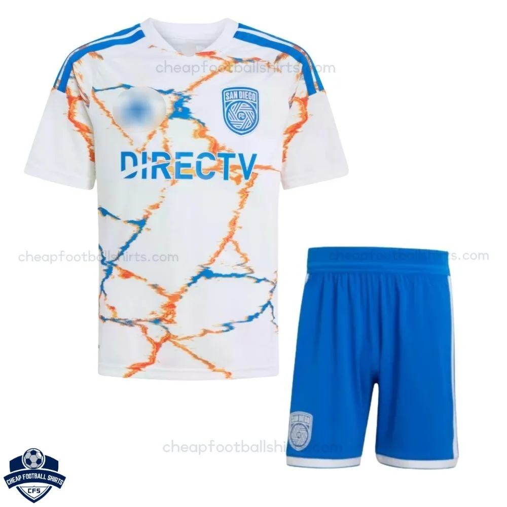San Diego FC Away Kids Cheap Football Kit 2026/27 - Front View