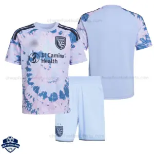 Jose Earthquakes Away Kids Cheap Football Kit 2026/27 - overview