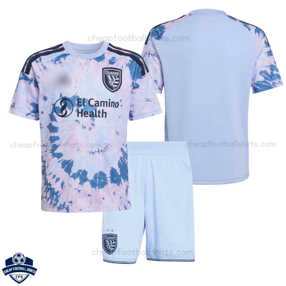 Jose Earthquakes Away Kids Cheap Football Kit 2026/27 - overview