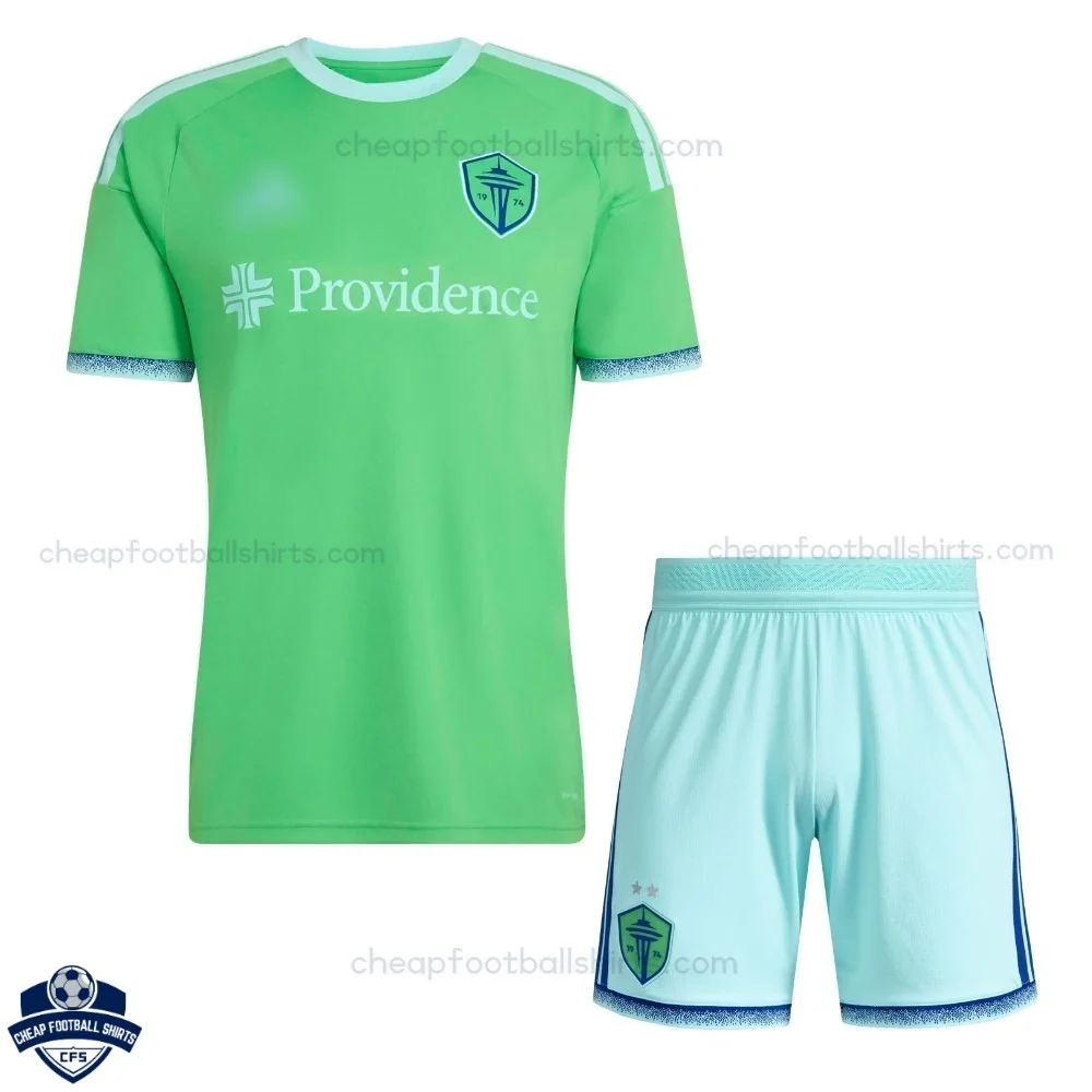 Seattle Home Kids Cheap Football Kit 2026/27 - Front View