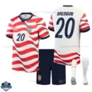 USA World Cup 2026 Home Kids Cheap Football Kit - BALOGUN 20 - overview