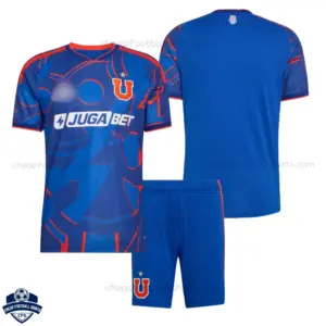 Universidad de Chile Home Kids Cheap Football Kit 2026/27 - overview