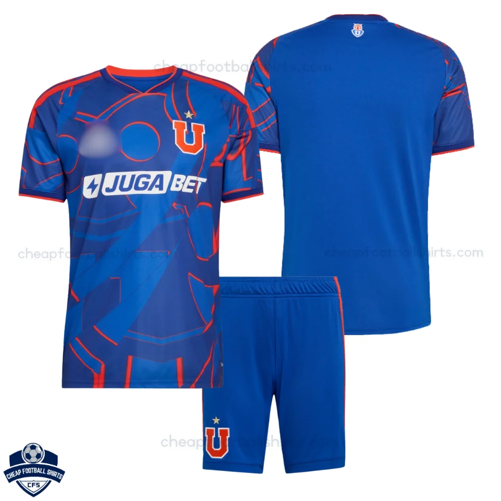 Universidad de Chile Home Kids Cheap Football Kit 2026/27 - overview