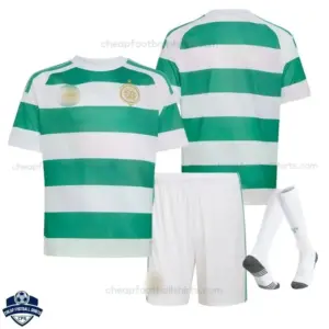 Celtic Home Kids Cheap Football Kit 2026/27 - overview