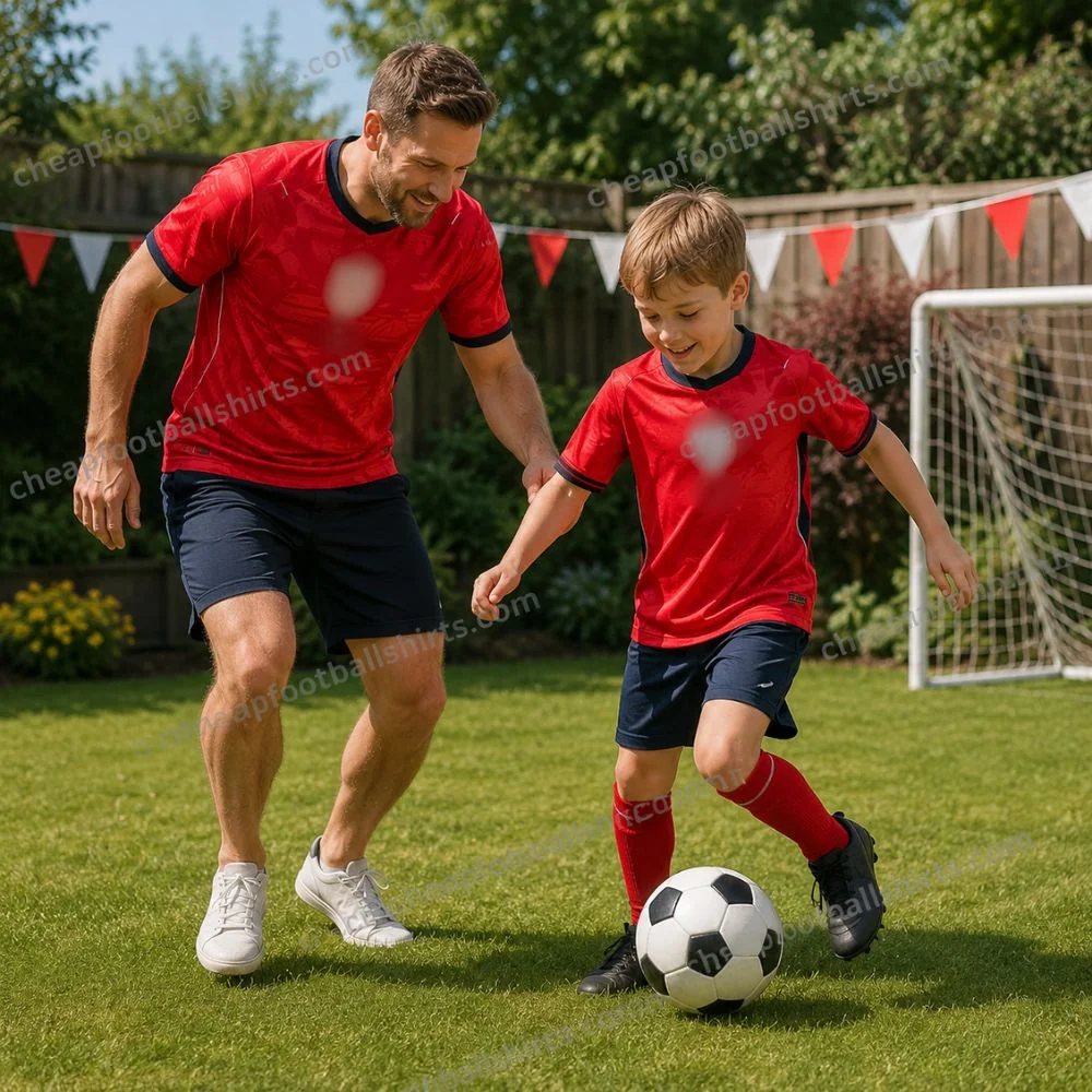 England World Cup 2026 Gift Pack – Away Dad Shirt and Son Kit