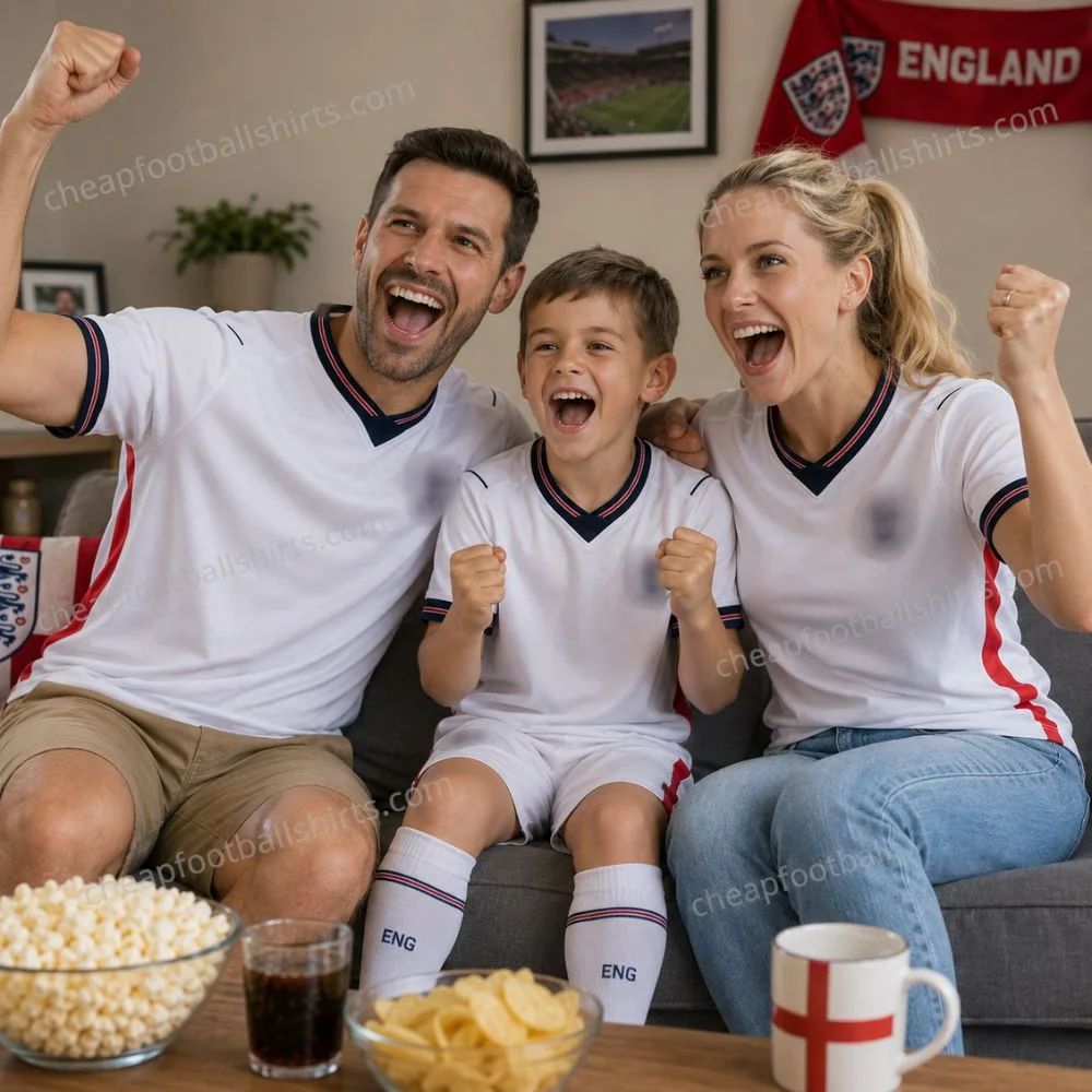 England World Cup 2026 Gift Pack – Home Dad and Mom Shirts and Kit