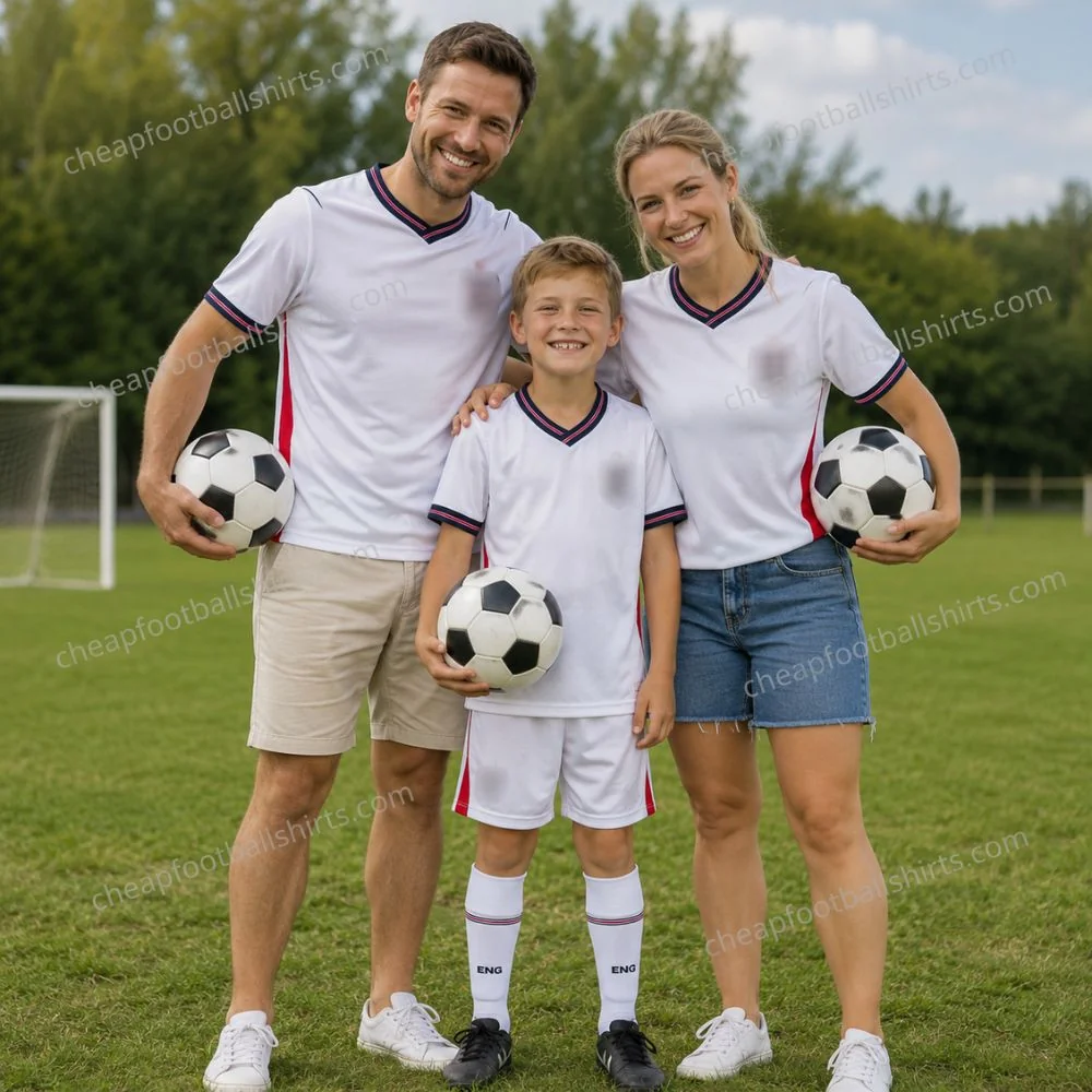 England World Cup 2026 Gift Pack – Home Dad and Mom Shirts and Kit