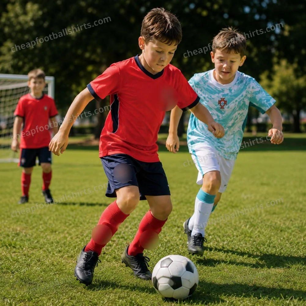 England and Portugal World Cup 2026 Gift Pack - Away Kids Cheap Football Kits (With Socks)