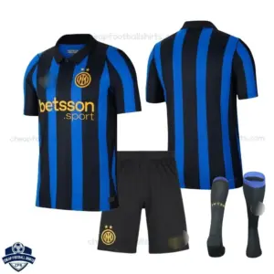 Inter Milan Home Kids Cheap Football Kit 2026/27 - overview