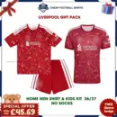 Liverpool 2026/27 Gift Pack – Home Dad Shirt and Son Kit