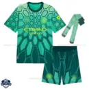 Manchester City Green Goalkeeper Kids Cheap Football Kit 2026/27 - front view