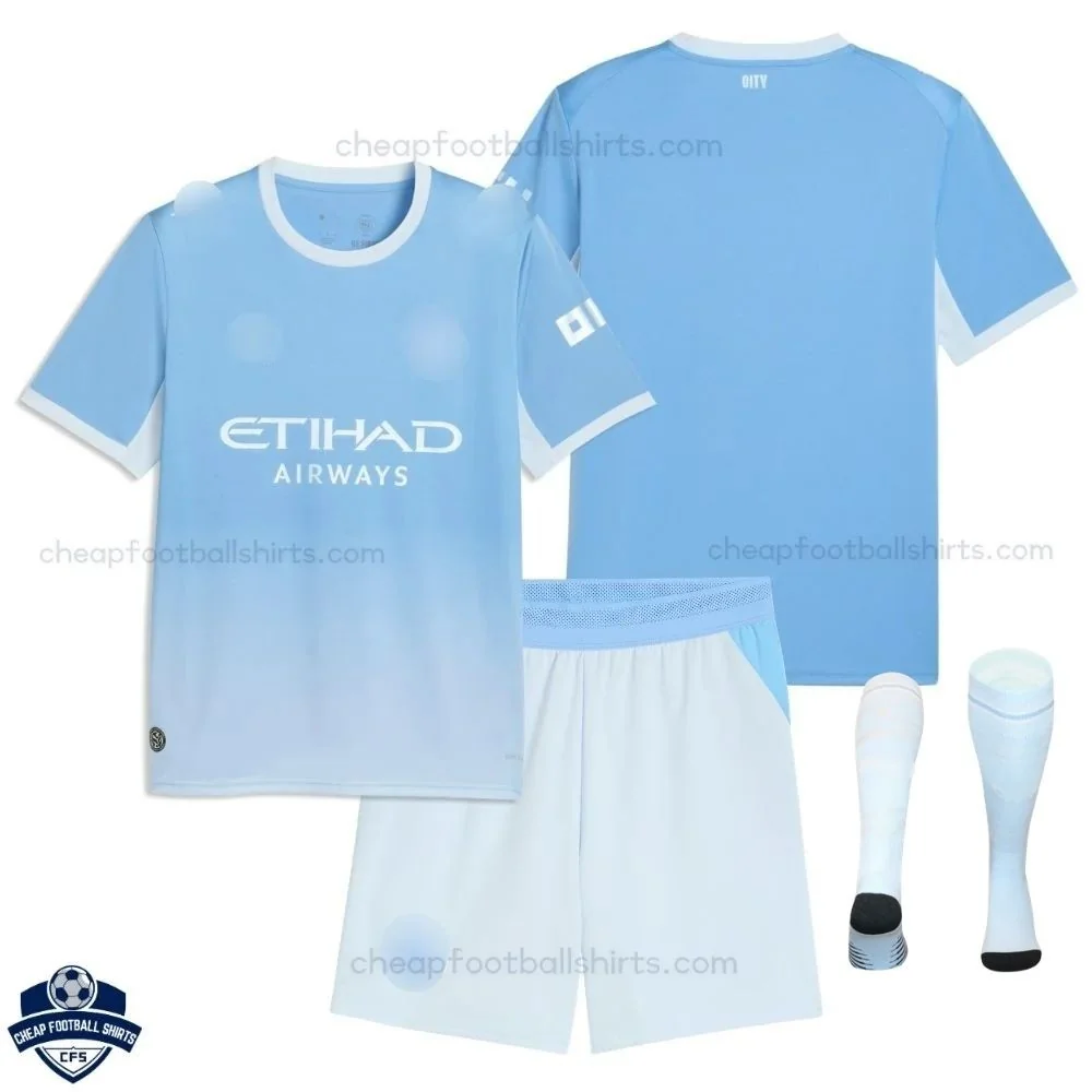 Manchester City Home Kids Football Kit 26/27 - OverView